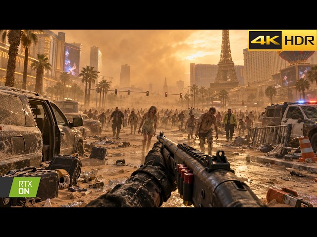 No Escape From Las Vegas (5090) Realistic ULTRA Graphics (4K 60FPS HDR) WWZ