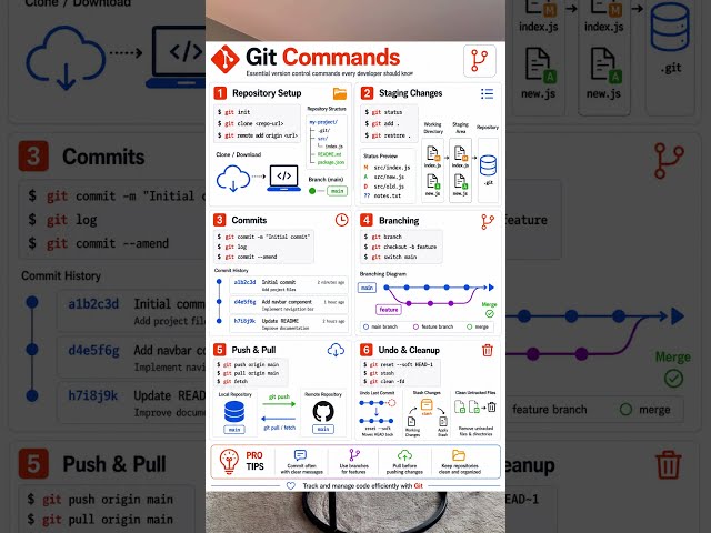 Master Git in seconds #git #code #tutorial