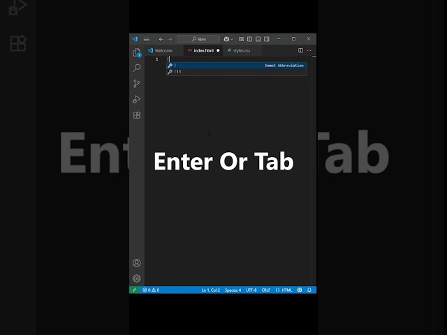 html and css tutorial for beginners | html skeleton create #htmltutorial  #csstutorial #vscode