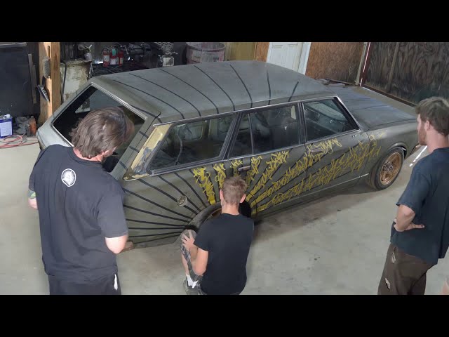 Toyota Corona Wagon Sharpie/Marker Art Car