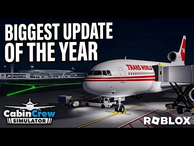 Cabin Crew Simulator (BIGGEST UPDATE OF THE YEAR) | New Aircraft and Airport