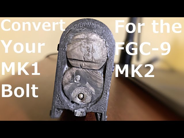Converting My FGC-9 MK1 Bolt for the FGC-9 MK2 Birdfeeder