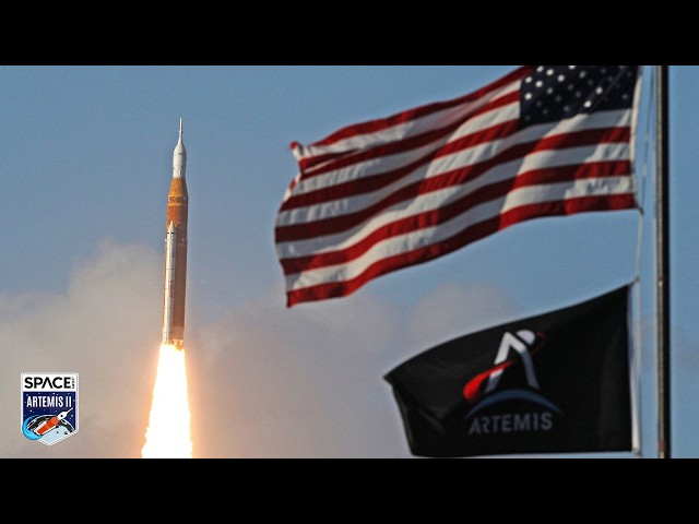 Blastoff! NASA's Artemis 2 crew launches to the moon on historic mission