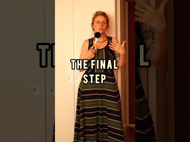 The final step isn't making the clothes. It's wearing them.