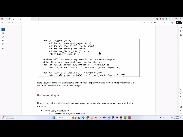 Lecture 11:  LangGraph Part 2 -  Modular Agents