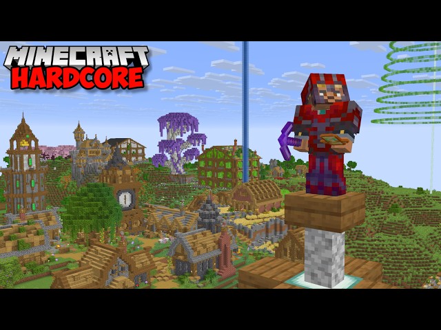 Expanding My Home Base In Minecraft Hardcore (LIVE)
