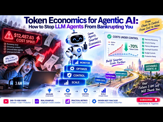 Agentic AI Token Economics: The Complete Guide #agenticai  #aiarchitecture #costoptimization