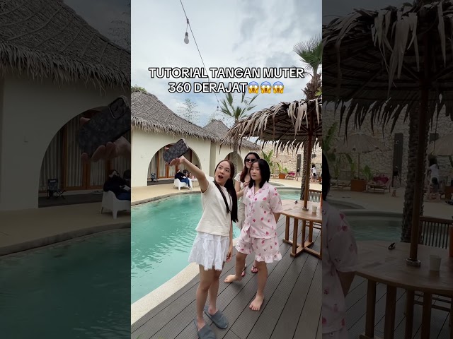 TUTORIAL TANGAN MUTER 360 DERAJAT #funny #achilldayinmylife #lol