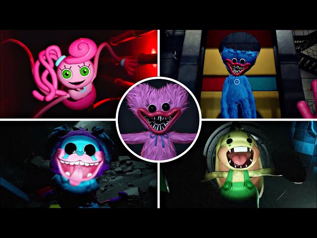 Poppy Playtime: All Bosses + Jumpscares (Chapter 2 & 1)
