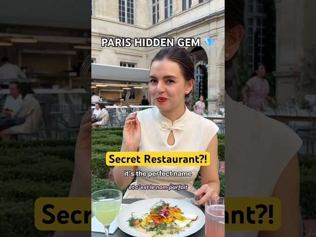 Hidden Restaurant inside à Paris Muséum?! JOLI at Carnavalet 🩷 #paris #hiddengem