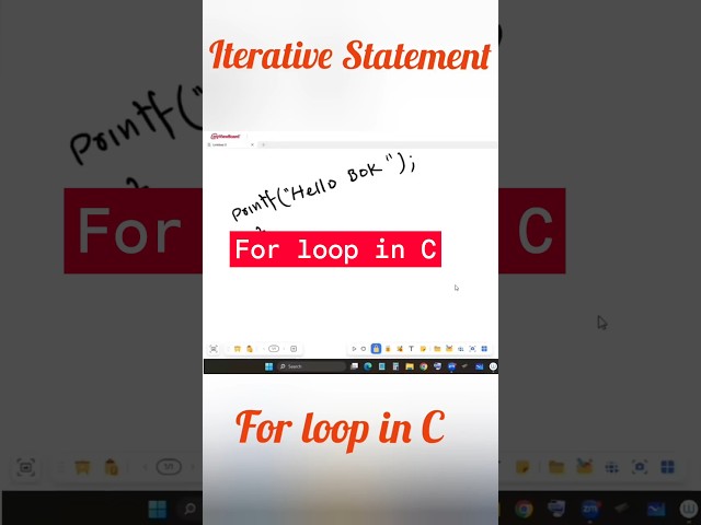 For loop in C #coding #shortvideo #shortvideos
