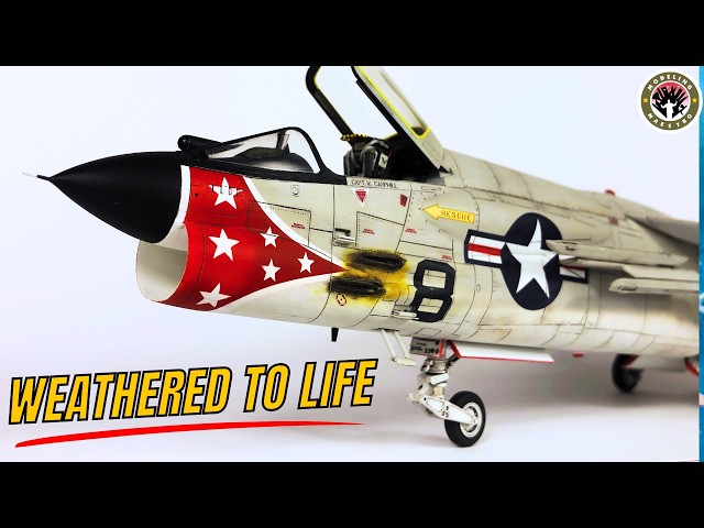 F-8 Crusader Finale: The Weathering That Brought It to Life 1/48 – Build & Review 4 - AK Markers 4K