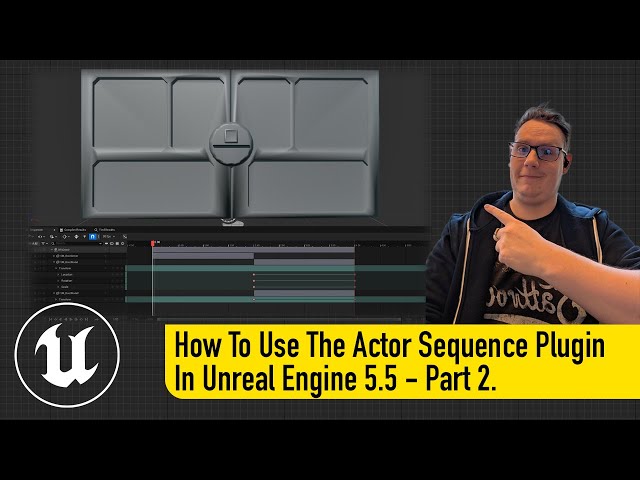 How To Create An Animated Door With Actor Sequences In Unreal Engine 5 - Part 2 - Animation