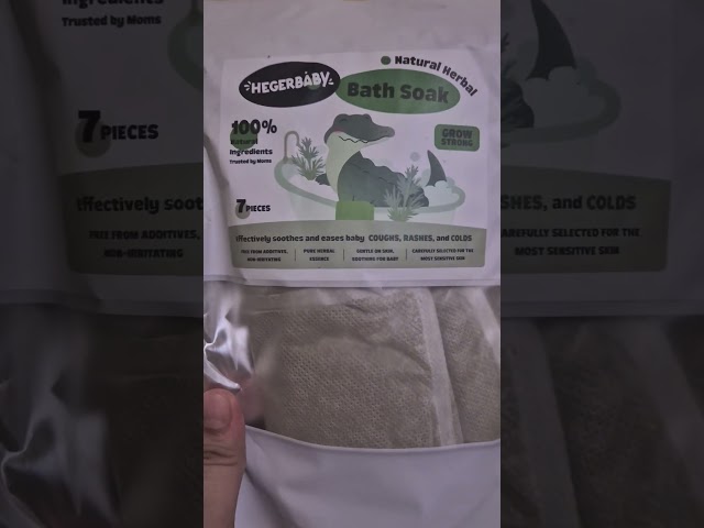 HERBAL BABY BATH SOAK #hegerbaby #herbalbath #manggoyoaffiliate #legit #shorts