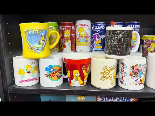 The Simpsons food items, drinks and more