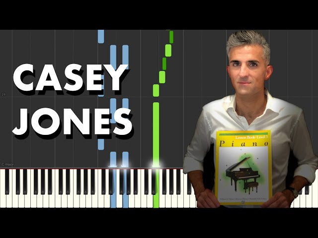Alfred's Basic Piano Library Level 3 Lesson Book: "Casey Jones" Synthesia Tutorial