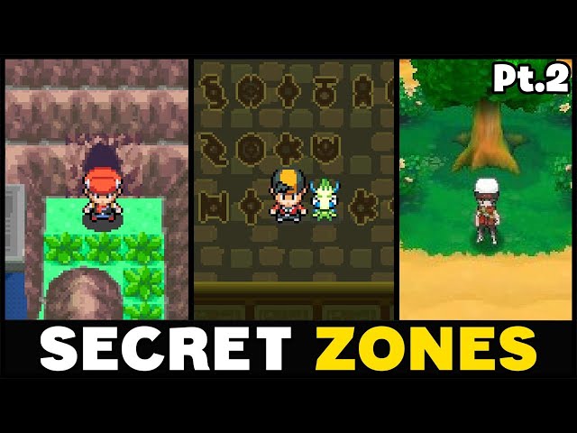 SECRET & MYSTERIES ZONES in Pokemon You MISSED? Pt.2