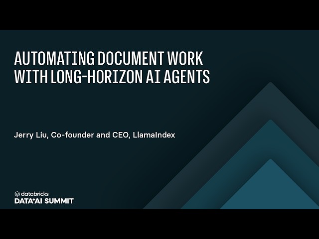 Long-Horizon AI Agents for Document Work: LlamaIndex Architecture