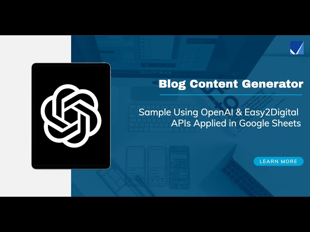 AI Blog Content Component Generator Using Buyfromlo APIs | Sample Applied in Google Sheets