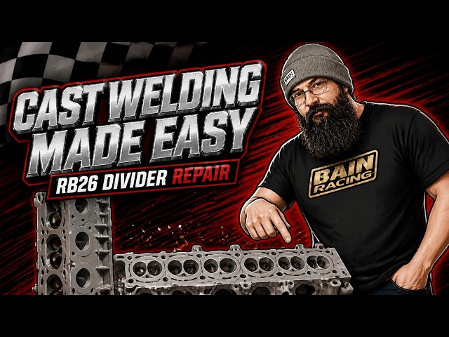 CAST WELDING MADE EASY... RB26 DIVIDER WELD — HOW TO