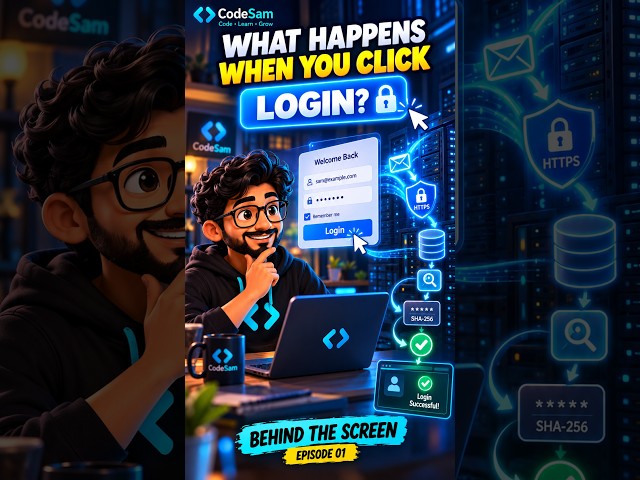 What Happens When You Click “Login”? 🔐 | Behind the Screen | Episode 1