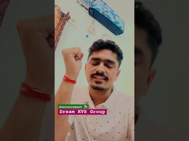 Want to Join Dream KVS GROUP !! @AshwaniSheoran #kvs #kvsvacancy #kv #kvsprt