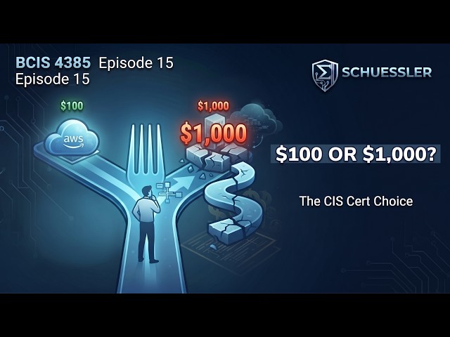 The $100 Certification Gamble | BCIS 4385 Ep. 2026.15