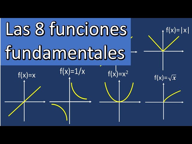 funciones fundamentales