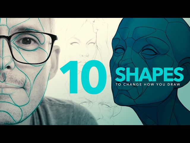 10 SHAPES That will Change How you Draw the FACE