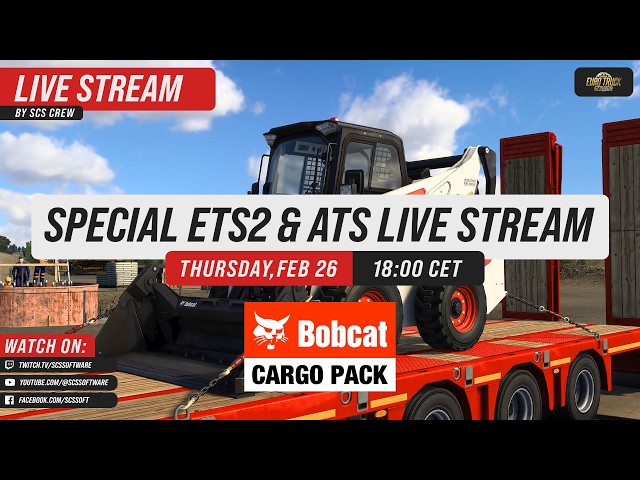 First Look at the @BobcatEMEA Cargo Pack for ETS2 & ATS! 🚛💨