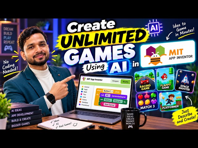 AI Built My Android Games 😳 | MIT App Inventor Tutorial