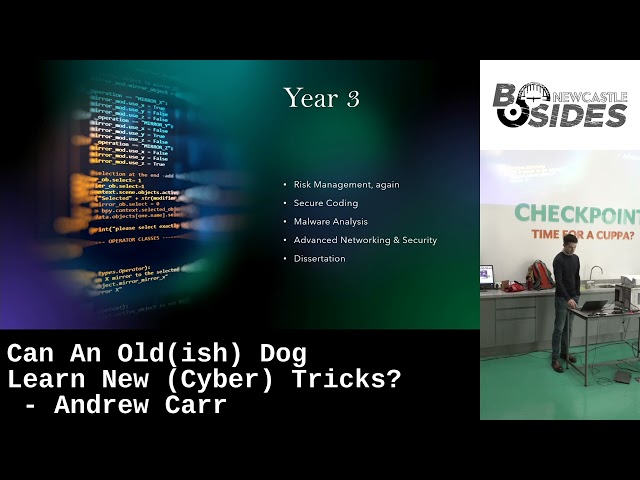 Can An Old(ish) Dog Learn New (cyber) Tricks? - Andrew Carr
