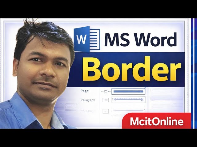 MS Word Border Option Kaise Use Kare | Page Border & Paragraph Border Full Guide in Hindi