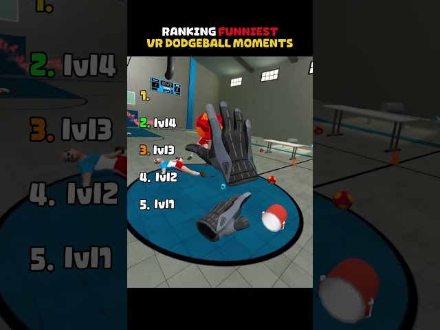 Ranking Funniest VR Dodgeball Moments