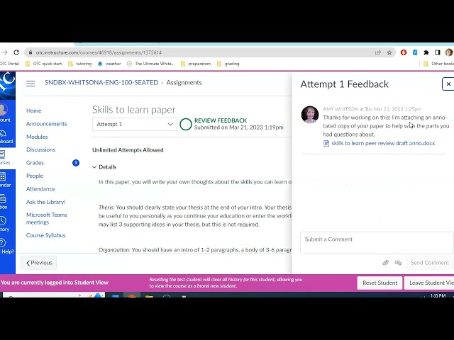 Finding a file attached to a Canvas grade comment