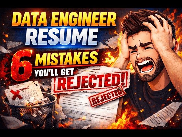 Data Engineer Resume: 6 Mistakes That Get You Rejected
