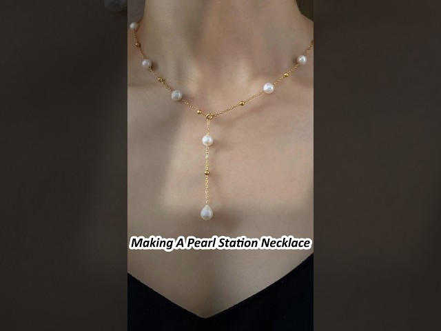 “Miss Match-All” Pearl Necklace - Non-Tarnish Everyday Jewelry