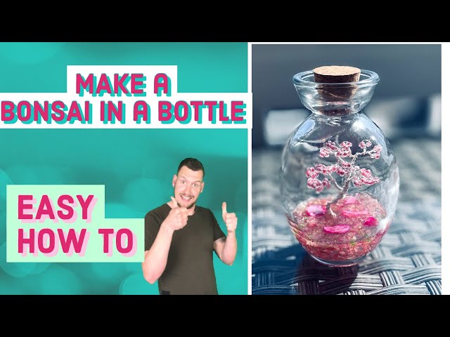 Wire Bonsai Tree in a Bottle | DIY Tutorial for Beginners