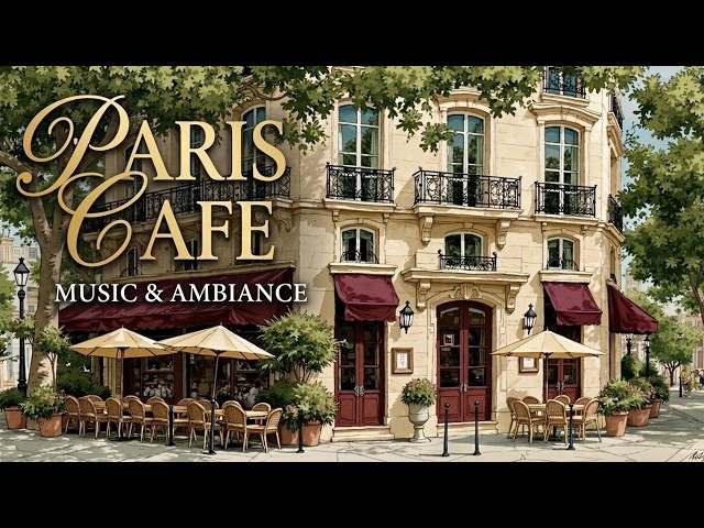 Cozy Paris Cafe Ambience & Relaxing French Jazz Cafe Music For Study, Work, And Focus At Home