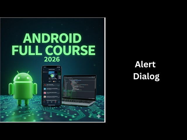 (578) Alert Dialog in Android | Kotlin & Android Studio Tutorial