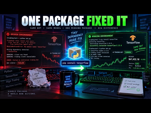 One Package Install Ends an Hour-Long AI Debugging Rabbit Hole