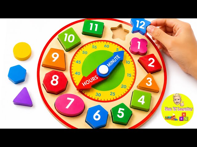 Learn Numbers, Shapes & Colors with Activity Puzzle | Educational Video for Toddlers & Preschoolers