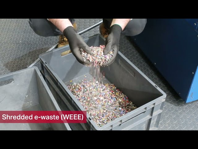 Recovering Copper Wire using an Eddy Current Separator
