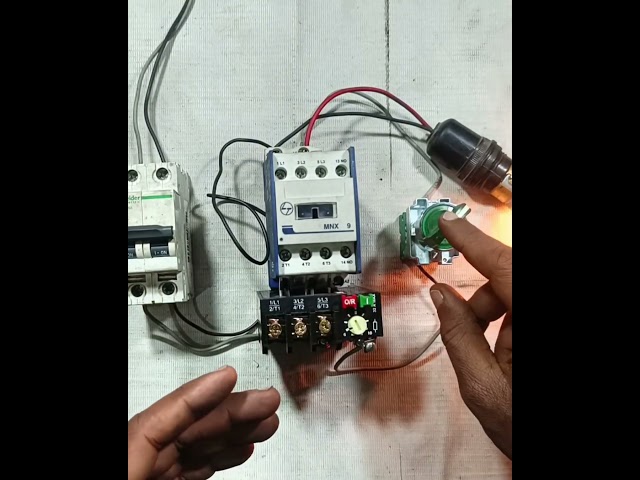Simple motor starter #electrical #viral #shortsviral #viralvideos #viralshorts
