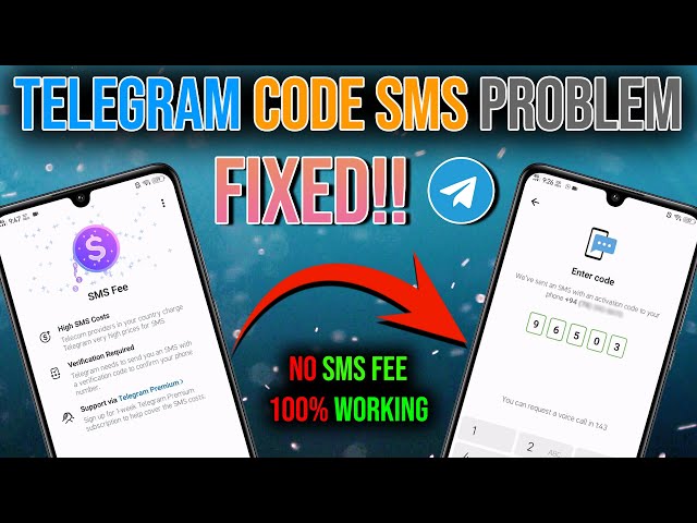 Telegram Code SMS Problem? Simple 100% Working Solution (No Fee)