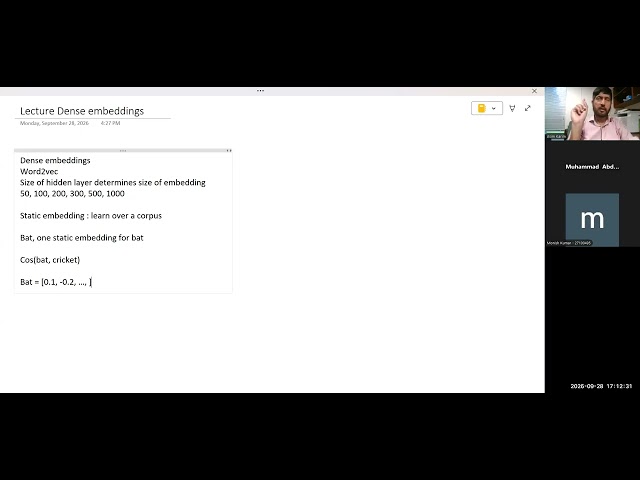 NLP - Lecture 9, Characteristics of Static Embeddings