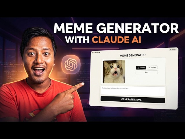 How to Create a Meme Generator Website Using Claude AI | Build a Tool with AI
