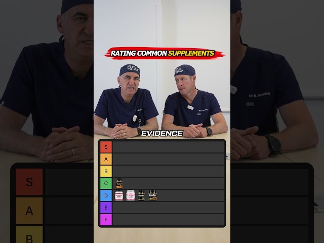 Surgeons Rank 11 Supplements (Most Are Useless)