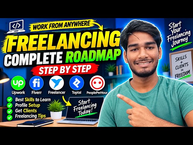 How to Become a Tech Freelancer in 2026 🚀 | Complete Roadmap for Beginners