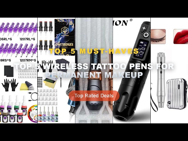 Top 5 Best Top 5 Wireless Tattoo Pens For Permanent Makeup (Must Have!) - New Wireless Tattoo Machin